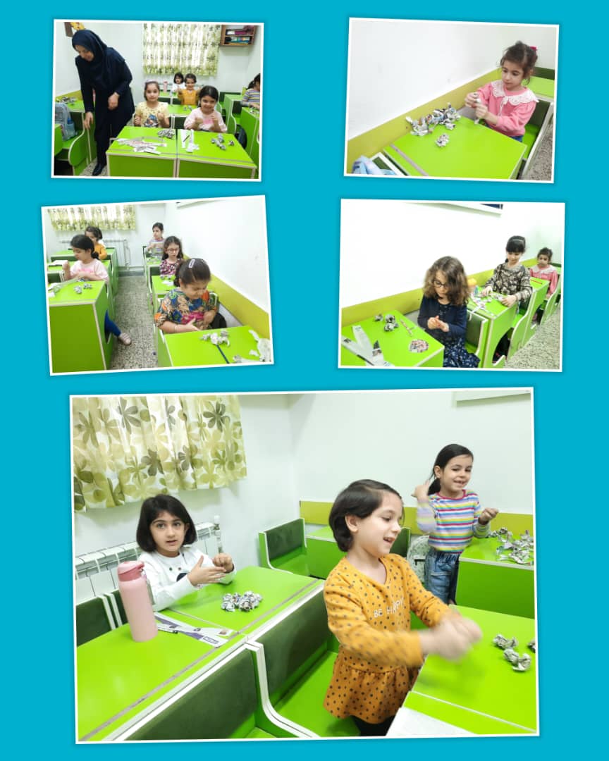مچاله کردن روزنامه جهت تقویت ماهیچه های دست