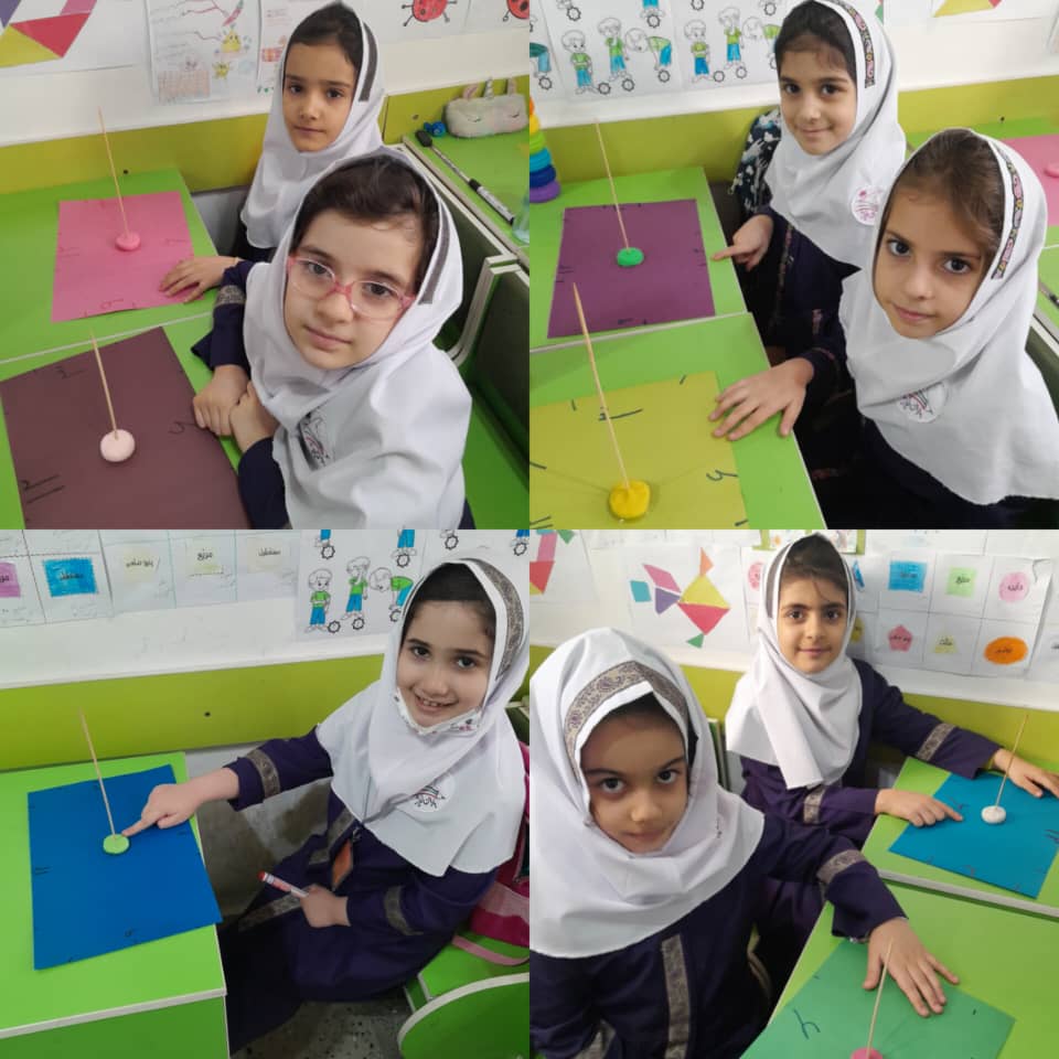 فعالیت علوم و ساخت ساعت آفتابی