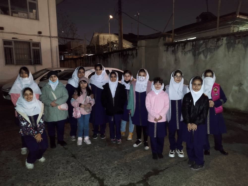 رصد ماه در پژوهش سرا توسط دانش آموزان بارانی